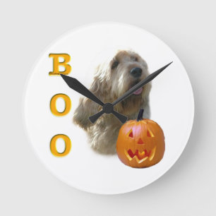 Horloge Ronde Otterhound Halloween BOO
