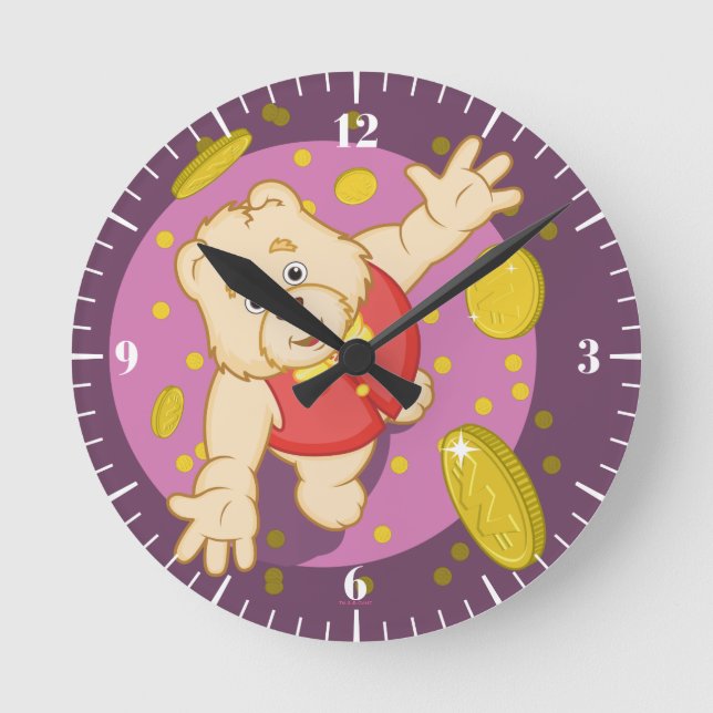 Horloge Ronde Ours de Quizzy (Recto)