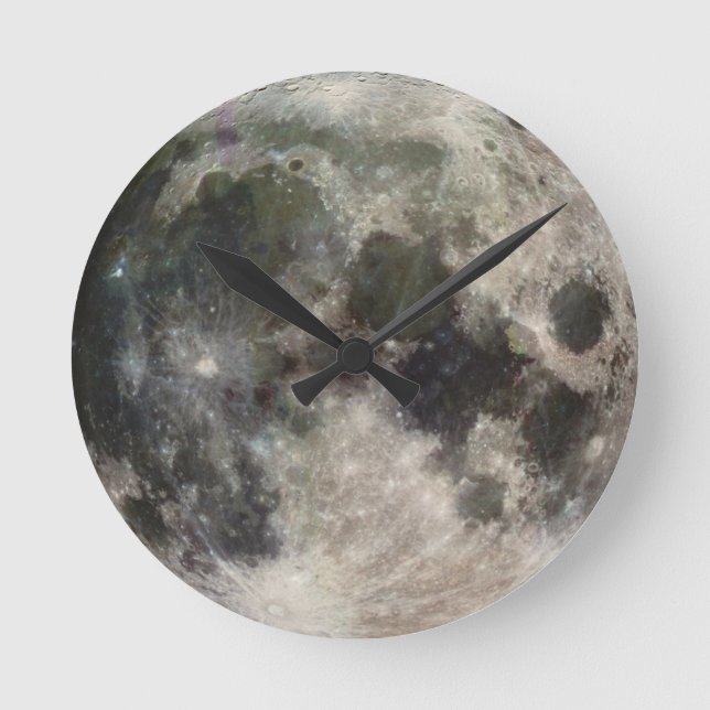 Horloge Ronde "Out of this world" Full Moon Clock (Recto)