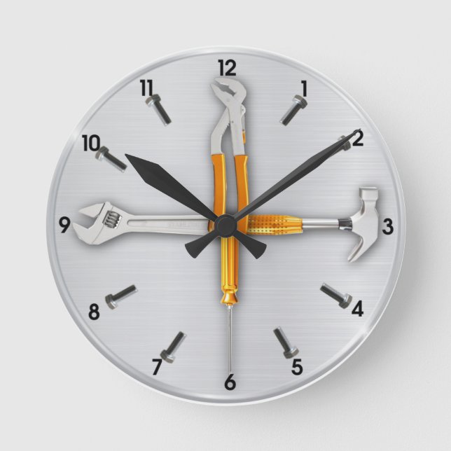 Horloge Ronde Outils (Recto)