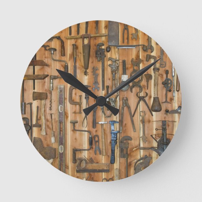 Horloge Ronde Outils du commerce (Recto)