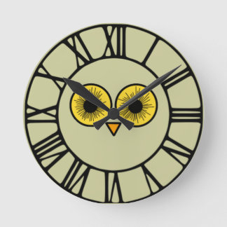 Horloge Ronde Owl Eyes