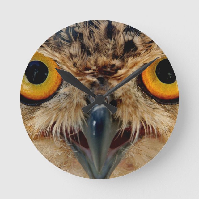 Horloge Ronde Owls Eyes (Recto)