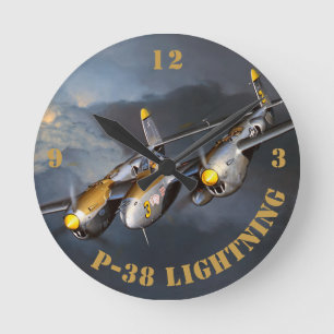 Horloge Ronde P-38 Éclair