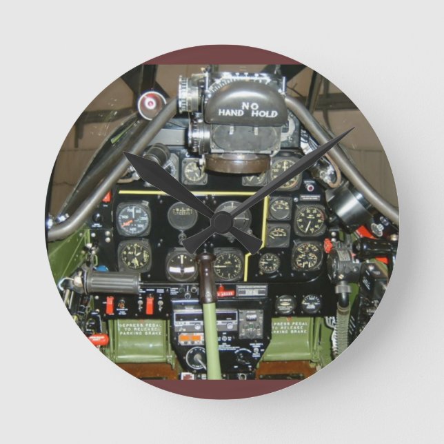 HORLOGE RONDE P-51 MUSTANG (Recto)