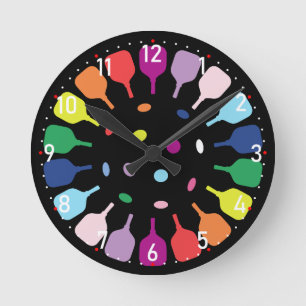 Horloge Ronde Paddlepalooza à l'heure Pickleball 