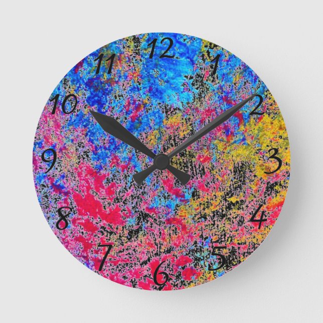 Horloge Ronde Paint Clock (Recto)