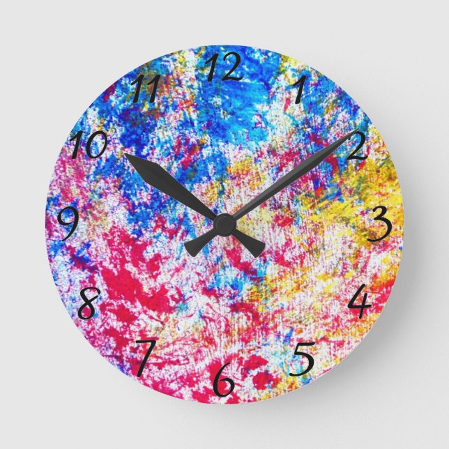 Horloge Ronde Paint Clock (Recto)