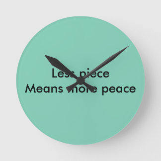 Horloge Ronde paix