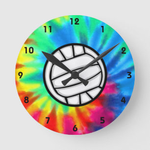 Horloge Ronde Paix, Amour, Volley-ball