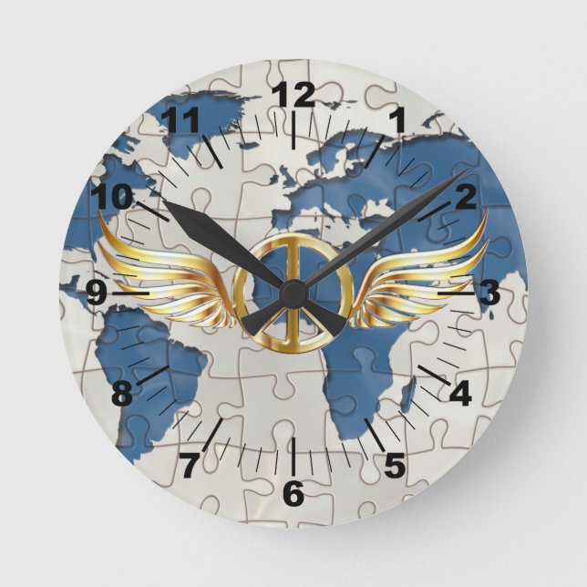 Horloge Ronde Paix mondiale (Recto)