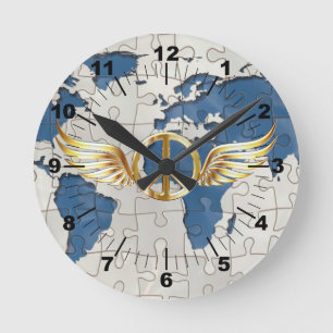 Horloge Ronde Paix mondiale