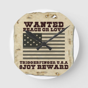 Horloge Ronde Paix Recherchée