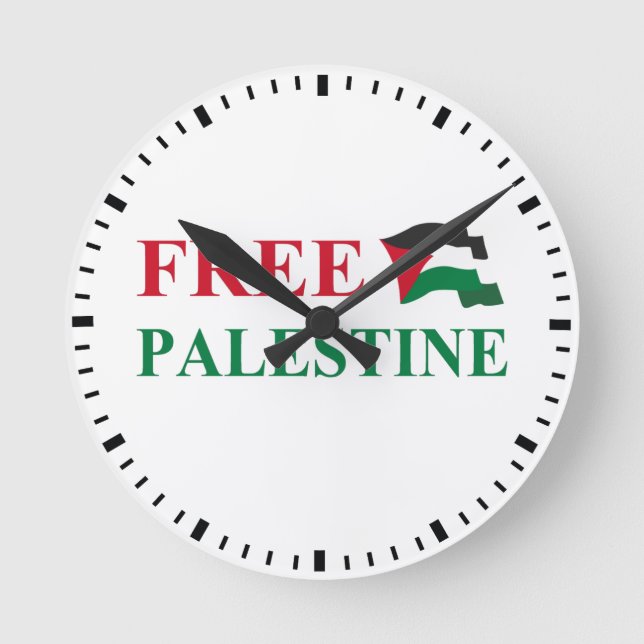 Horloge Ronde palestine libre #2 (Recto)