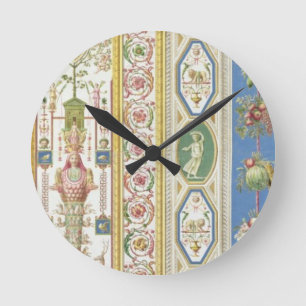 Horloge Ronde Panneau du bungalow de Raphael à Vatican, engr