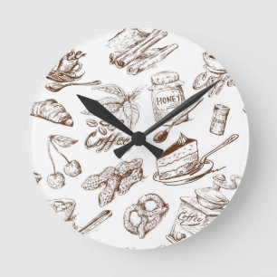 Horloge Ronde Paper pattern