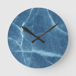 Horloge Ronde Papier peint en verre cassé