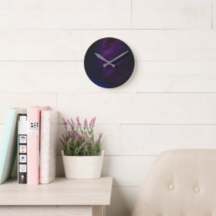 Horloge Ronde Papiers Cadeaux Abstraits 12