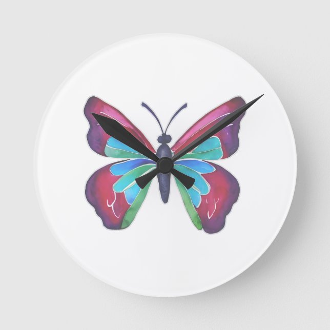 Horloge Ronde Papillon (Recto)