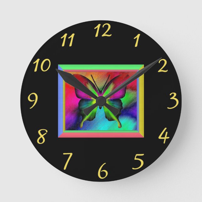 Horloge Ronde Papillon (Recto)