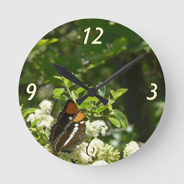 Horloge Ronde Papillon-soeur de Californie en Yosemite (Recto)