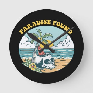 HORLOGE RONDE PARADIS TROUVÉ