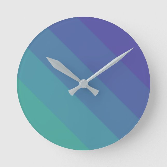 Horloge Ronde Paranoïa Palette Couleur Oeil Attaquant Ciel Bleu  (Recto)