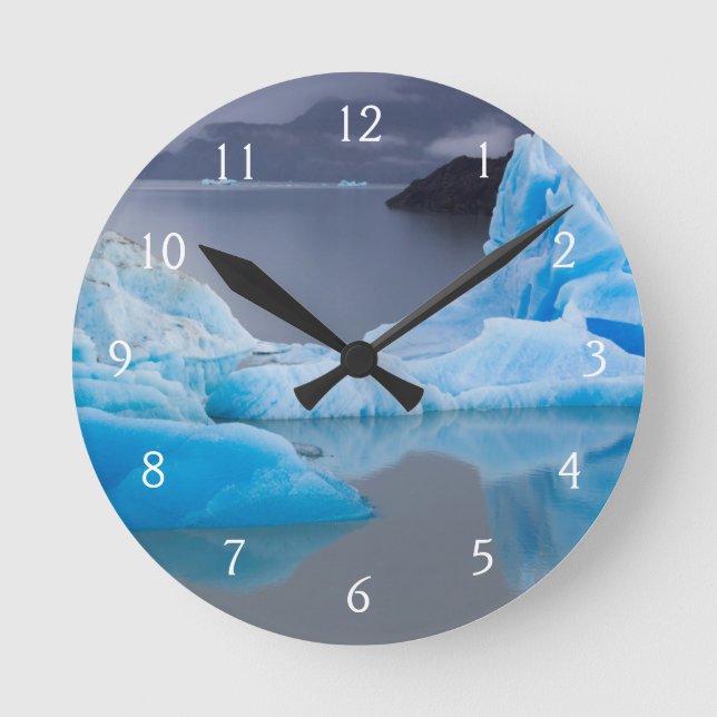 Horloge Ronde Parc national de Torres del Paine, glace glaciaire (Recto)