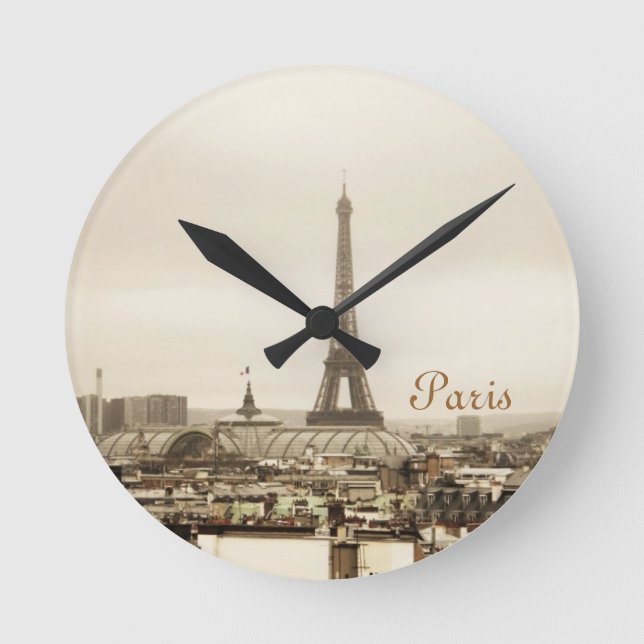 Horloge Ronde "Paris" Clock (Recto)