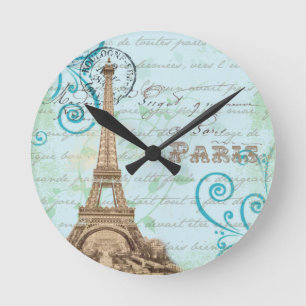 Horloge Ronde Paris Vintage