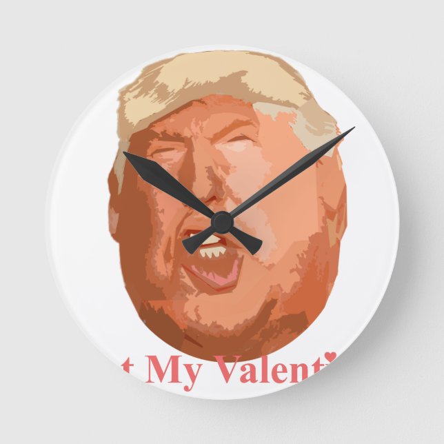 Horloge Ronde pas ma valentine (Recto)