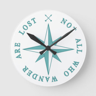 Horloge Ronde Pas tous ce que Wander sont perdu