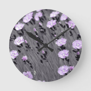 Horloge Ronde Pastel lilac