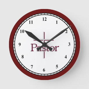 Horloge ronde Pastor Grey