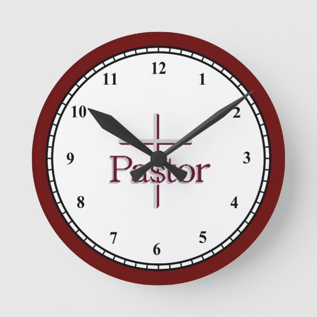 Horloge ronde Pastor Grey (Recto)