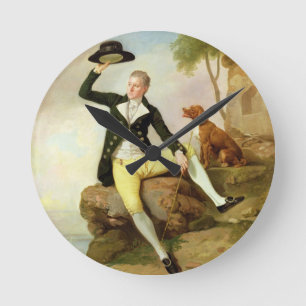 Horloge Ronde Patrick Heatly, c.1783-87 (huile sur la toile)