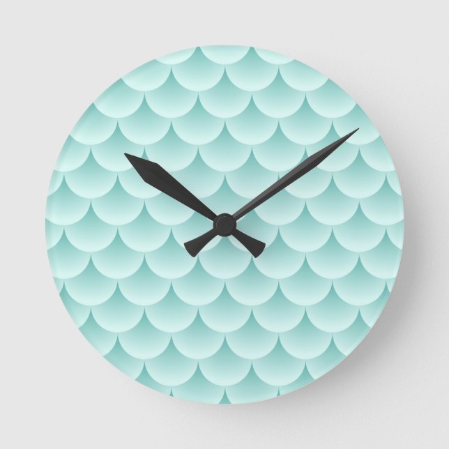 Horloge Ronde Pattern de Fish (Recto)