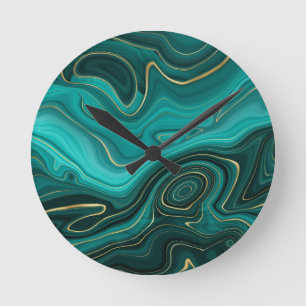 Horloge Ronde Pattern de Luxury