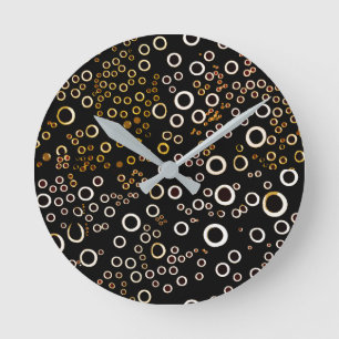 Horloge Ronde Patterns de Cute
