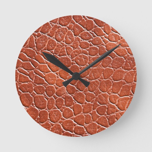 Horloge Ronde Patterns de Leather (Recto)