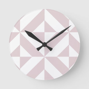 Horloge Ronde Patters de Lilac Purple