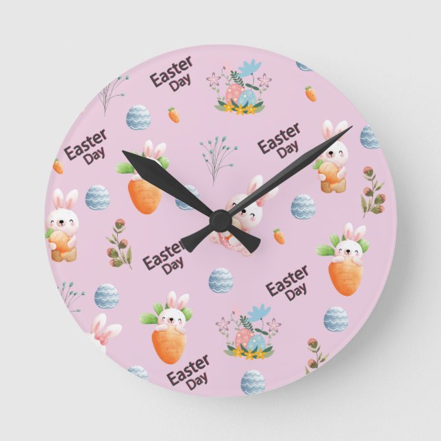 Horloge Ronde Patters de Rabbit (Recto)