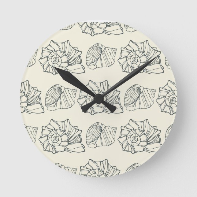 Horloge Ronde Patters de Shell (Recto)