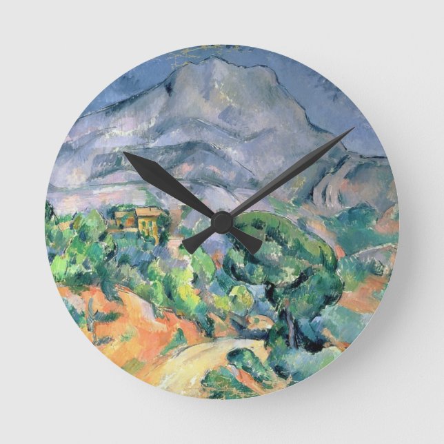 Horloge Ronde Paul Cezanne | Mont Sainte-Victoire, 1900 (Recto)