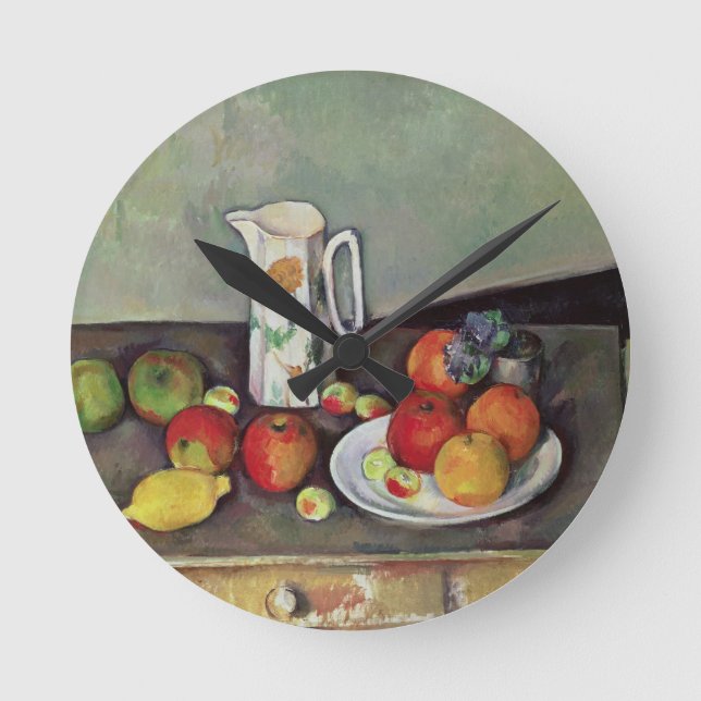 Horloge Ronde Paul Cezanne | Paul Cezanne | Vie continue avec du (Recto)