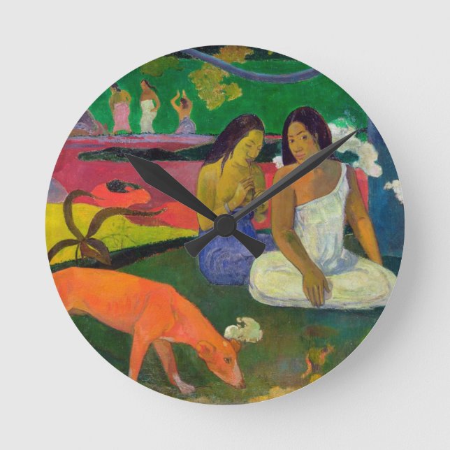 Horloge Ronde Paul Gauguin | Arearea (The Red Dog) 1892 (Recto)