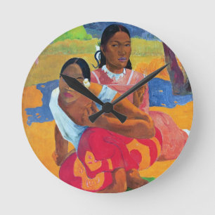 Horloge Ronde Paul Gauguin   Nafea Faaipoipo (quand êtes vous