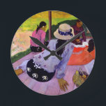 Horloge Ronde Paul Gauguin | the Siesta, 1891-2 (oil on canvas)<br><div class="desc">Image:83580 The Siesta,  1891-2 (oil on canvas). Gauguin,  Paul (1848-1903). Collection privée,  Peter Willi  Art,  Fine Art.</div>