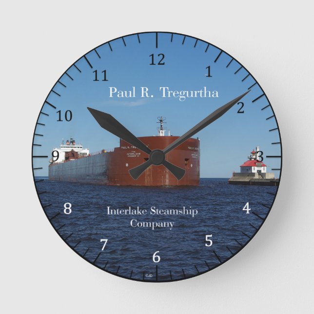 Horloge Ronde Paul Tregurtha Duluth clock (Recto)