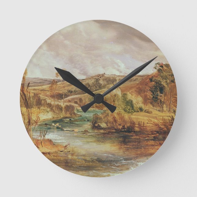 Horloge Ronde Paysage (Recto)
